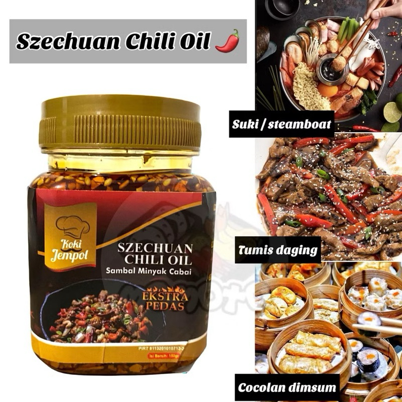 

KOKI JEMPOL Szechuan Chilli Oil/Sambel Minyak Cabai 150 Gram