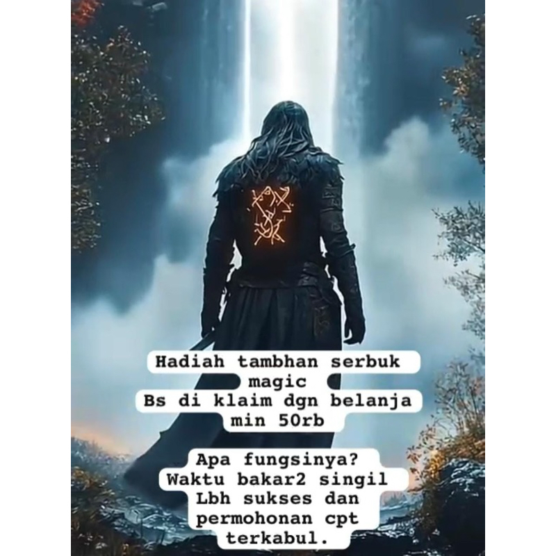 

SRBUKMAGIC syarat belanja 50.000