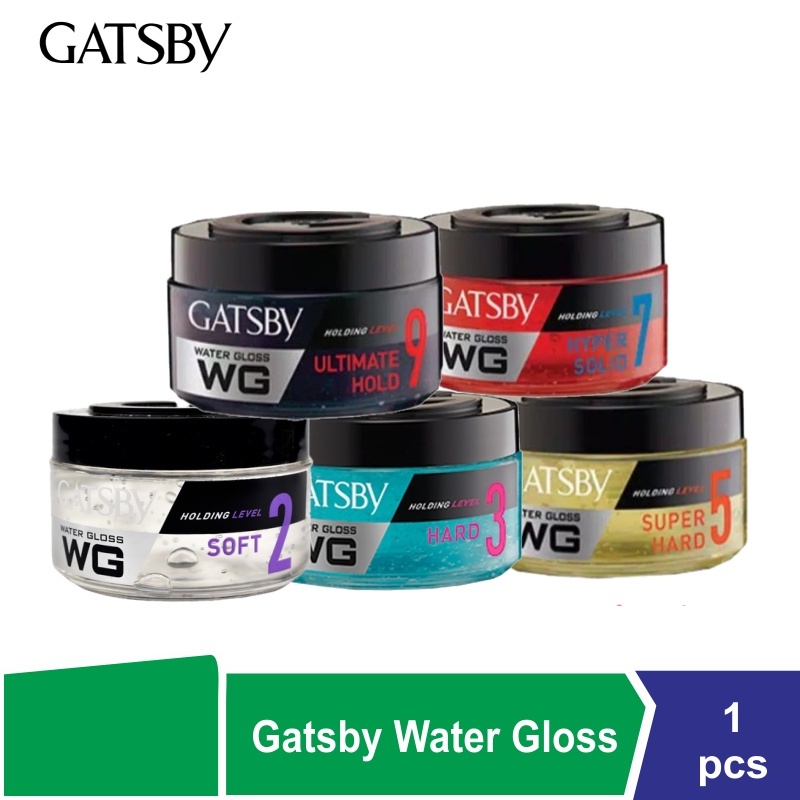 Gel penata rambut pria anak laki-laki Gatsby Water Gloss Hair Styling 30gram