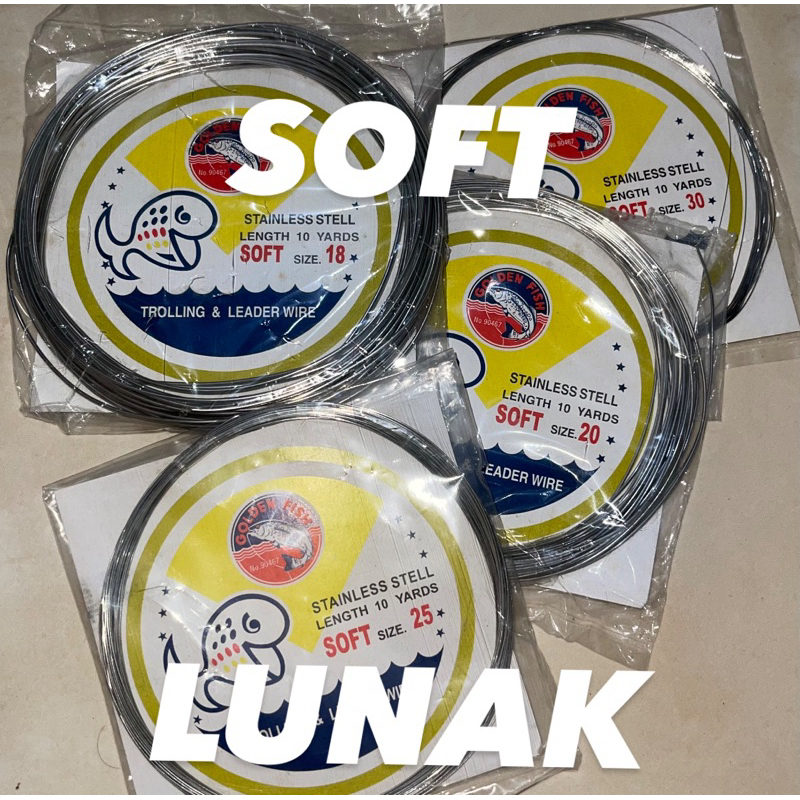 KAWAT PANCING STAINLESS STELL SOFT GOLDEN FISH