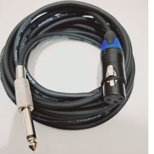 Kabel Mic Microphone Jek xlr female to jek akai Besi