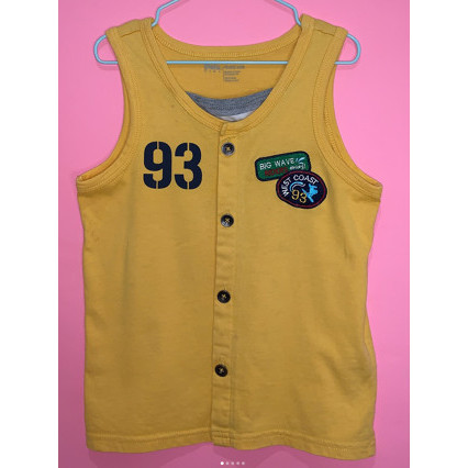 BAJU KUTUNG VEST YELLOW ANAK THRIFT PRELOVED MURAH