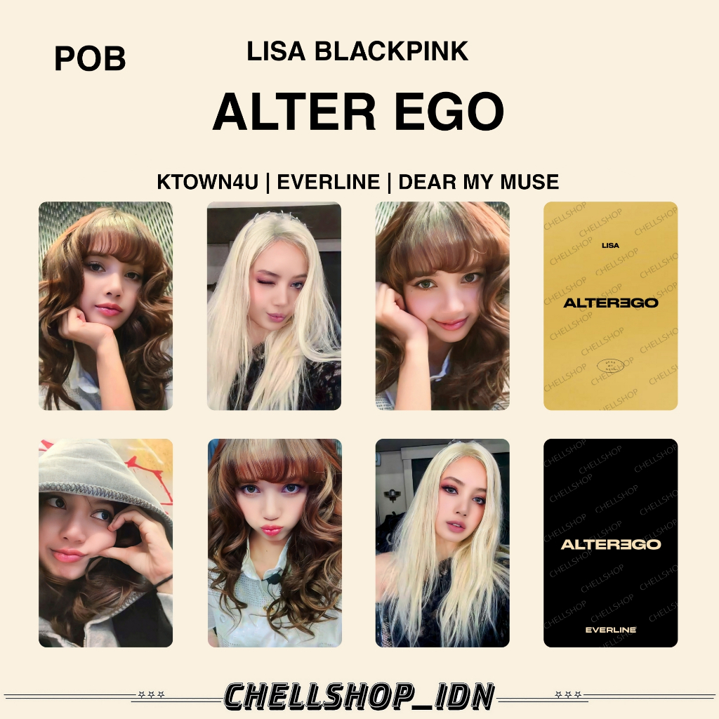 PHOTOCARD LISA ALTER EGO POB