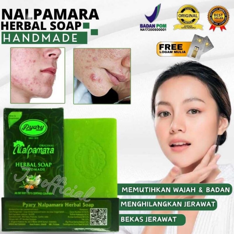 Sabun Arab Nalpamara Original 100% BPOM | Sabun Pemutih Badan | Sabun Herbal Nalpamara | Sabun Hijau