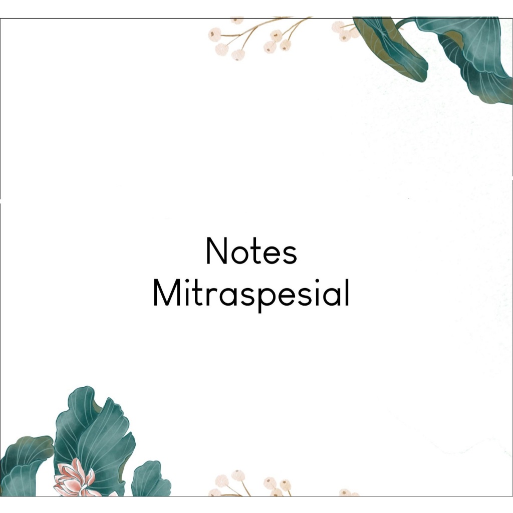 

(100pcs) Notes Mitra Spesial ukuran A6