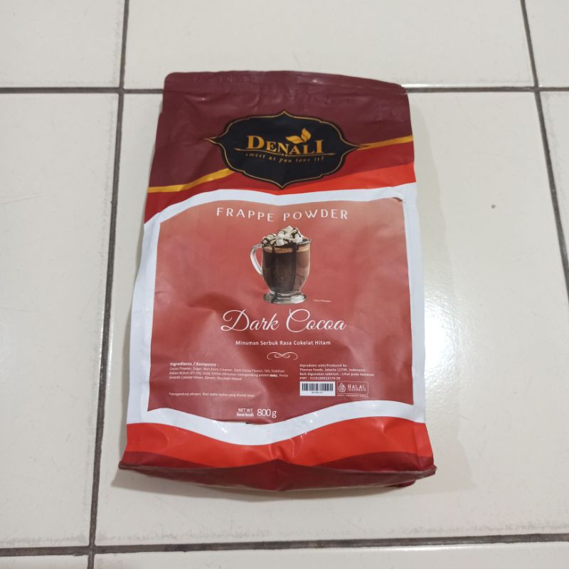 

Denali Dark Cocoa Frappe Powder 800gr Bubuk Minuman