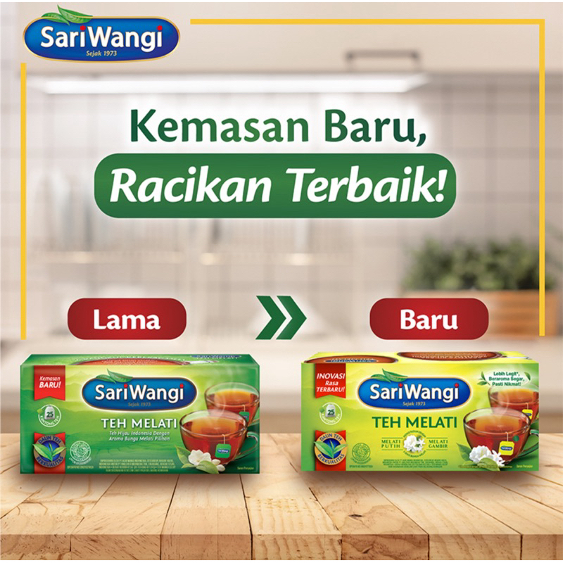 

Sari wangi teh celup melati jasmine tea box isi 30