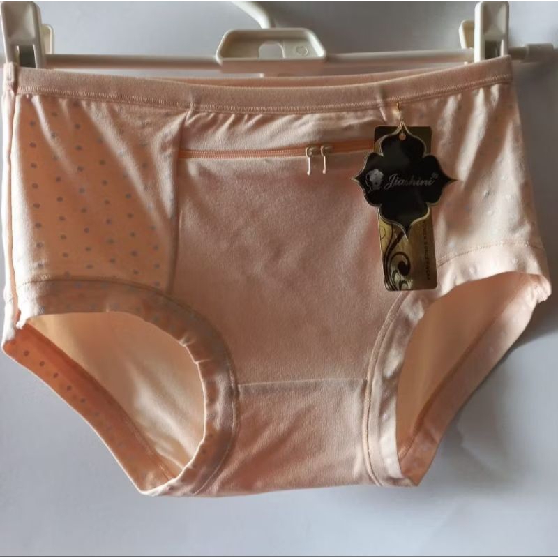 JIASHINI CD Wanita Resleting Kantong Depan Size XL