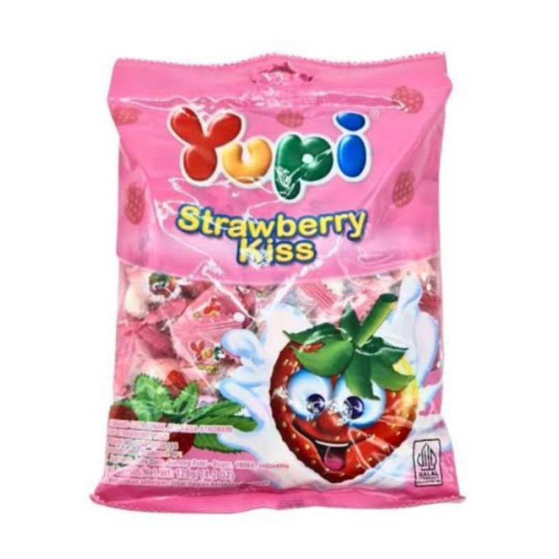 

YUPI STRAWBERRY KISS 1 ZAK ISI 50 PCS