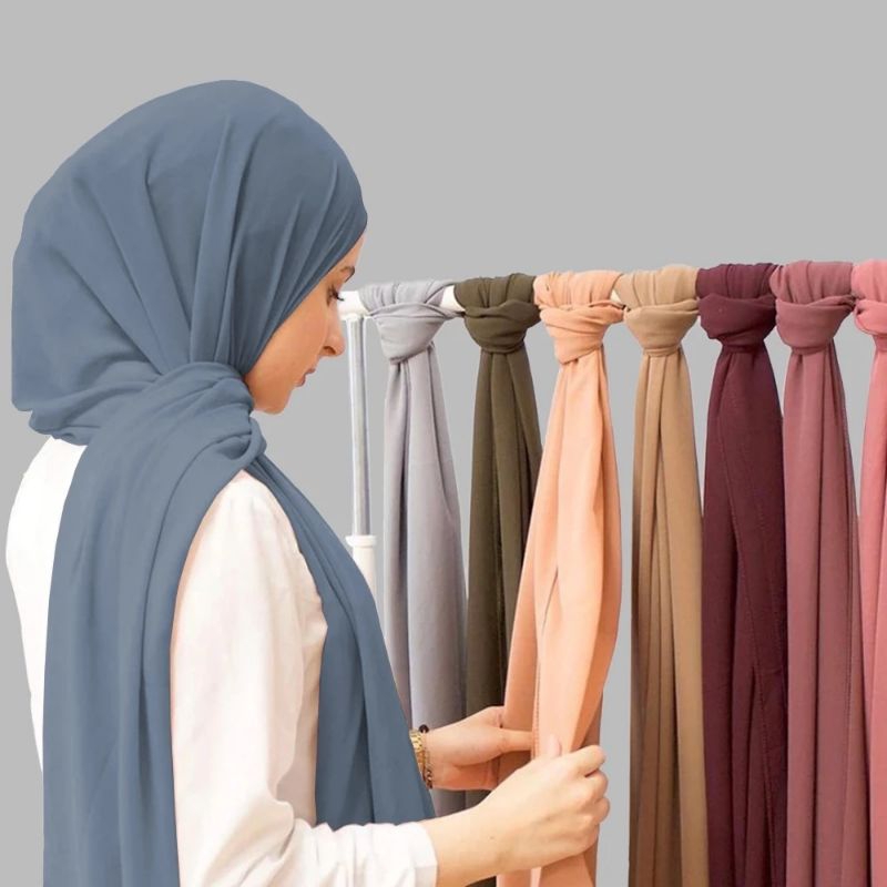 Pashmina Ceruty Babydoll - Hijab Pashmina Ceruty Babydoll