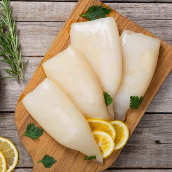 

Cumi Tube Kupas Bersih Segar Beku 1 kg Frozen Seafood
