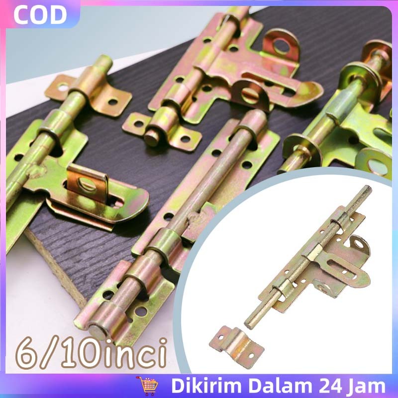 Kunci Selot Pintu Otomatis 6in/8in grendel slot pintu selot jendela kunci grendel pintu selot kunci 