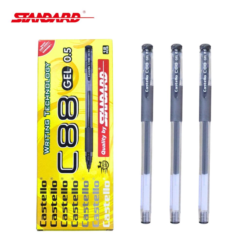 

1 LSN / 12 Pcs Gel Pen Castello C88 Gel Pen 0.5