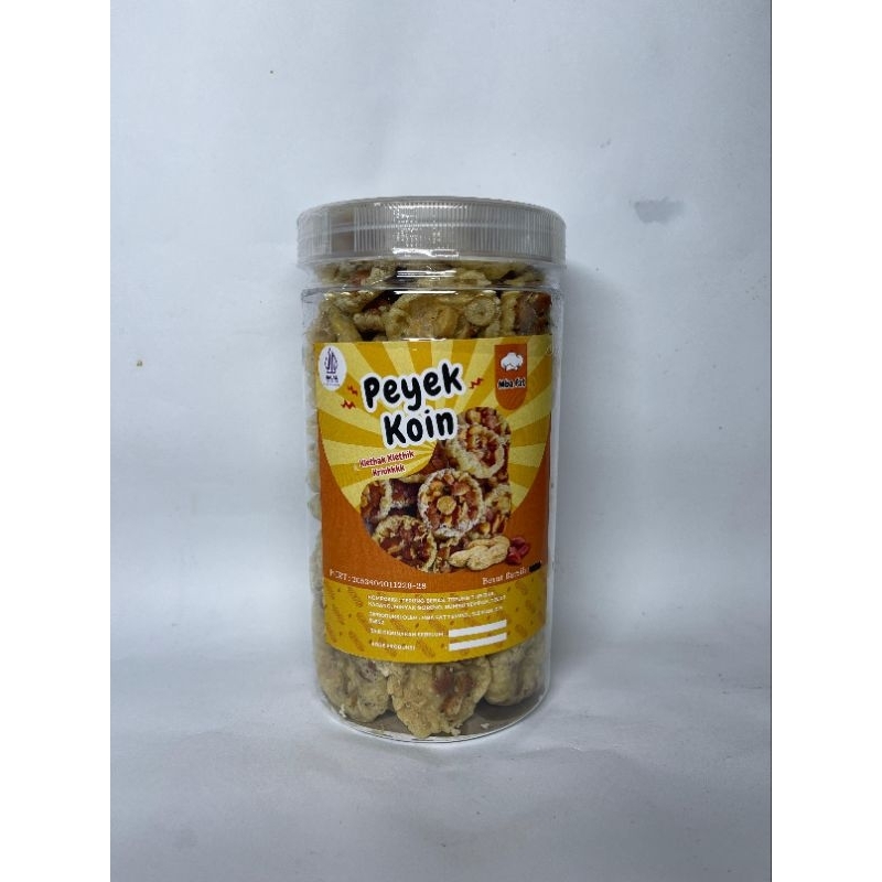 

Peyek Koin kemasan toples