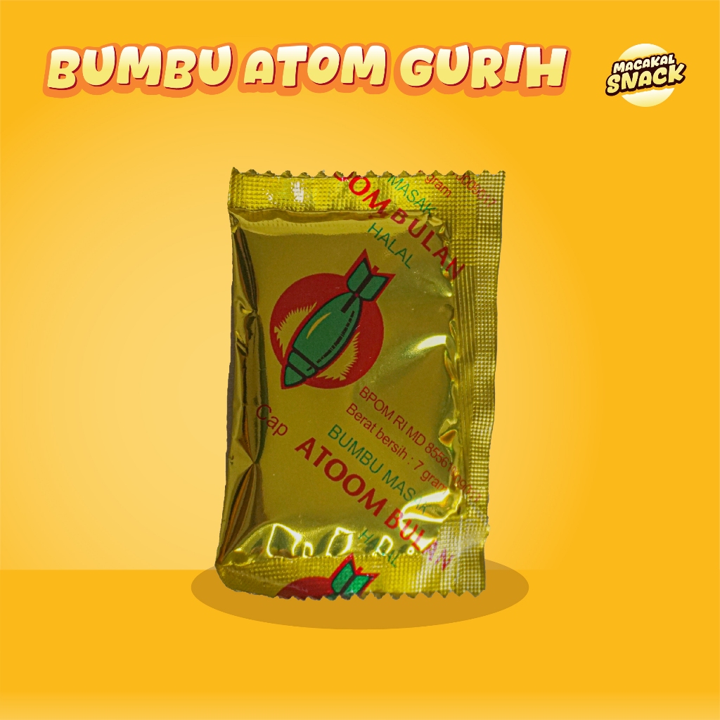 

Bumbu Tabur dan Penyedap Rasa Atom Bulan kemasan kecil 10g
