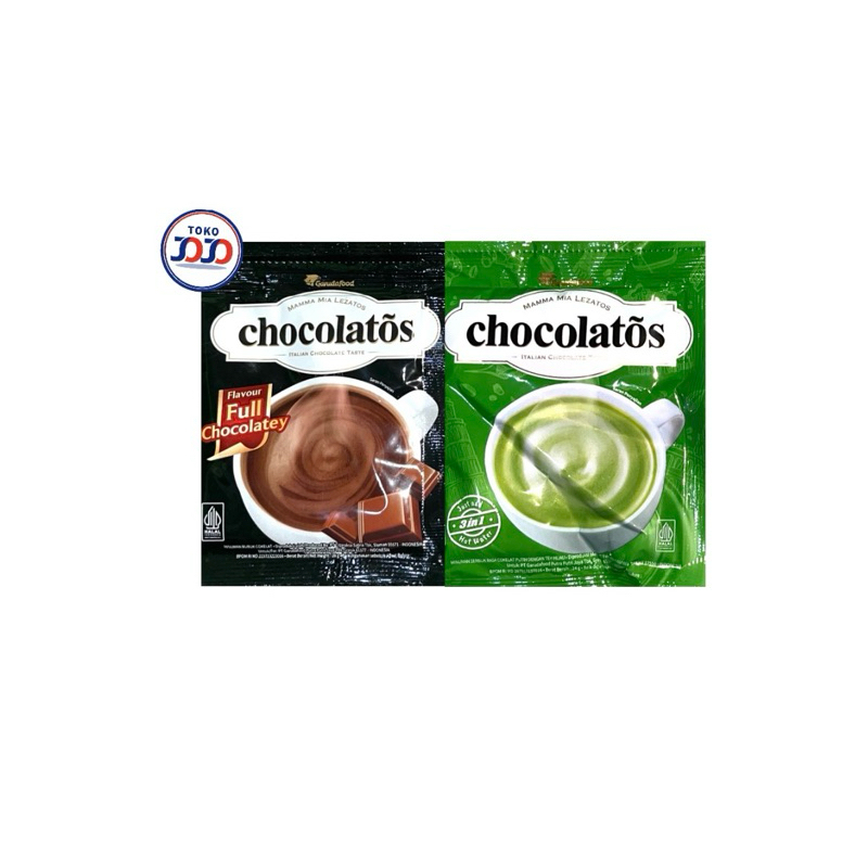 

Chocolatos Italian Chocolate Taste Drink - Minuman Full Chocolatey dan Minuman Greentea