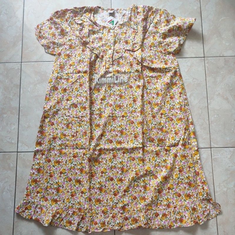 Baju Tidur Merlin Dewasa 9 Corak Motif Daster Terusan Bahan Katun Fashion Premium Model Lisu Di Bagi