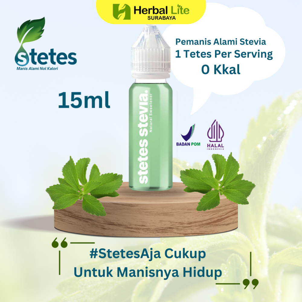 

STETES Stevia Natural Sweetener Pemanis Alami 15ml