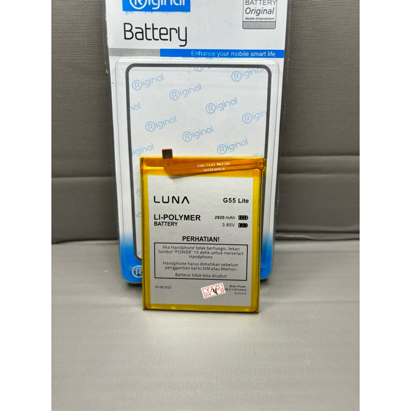 COD BATERAI LUNA G55 LITE BATRE BATTREY LUNA G55 LITE ORIGINAL BATTREY BISA COD BAYAR DI TEMPAT G55 
