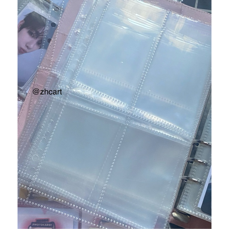 

[isi 25pcs] sleeve binder A5 6 ring 4p double side 8p unused preloved