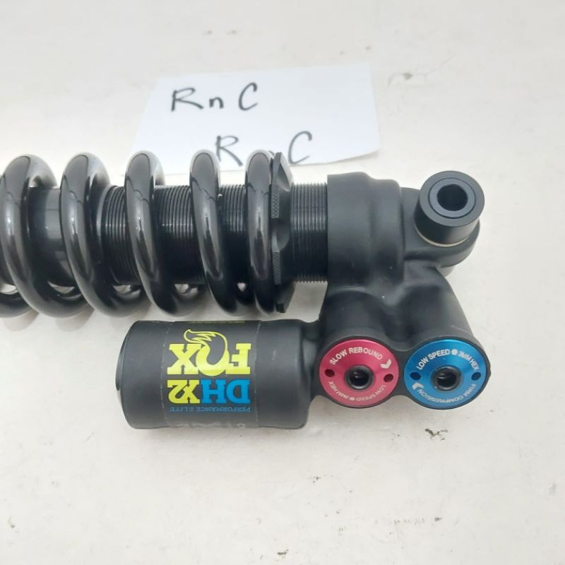 Rear Shock Fox DHX2 Black E To E 24,5cm Original Rear Shock Sepeda