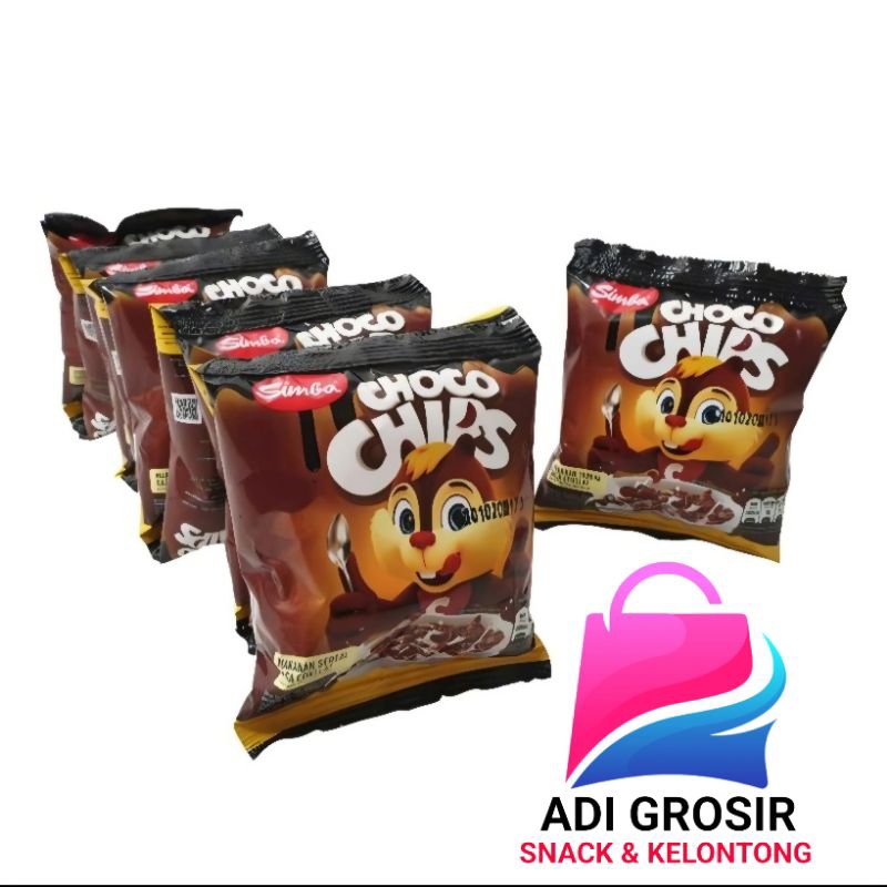 

SHIMBA CHOCO CHIPS Rasa Cokelat 1Renceng isi 10 pcs