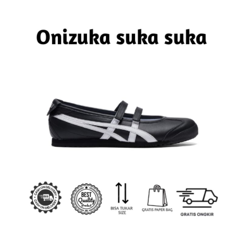 Sepatu Onitsuka Tiger Mexico 66 Ballerina Black