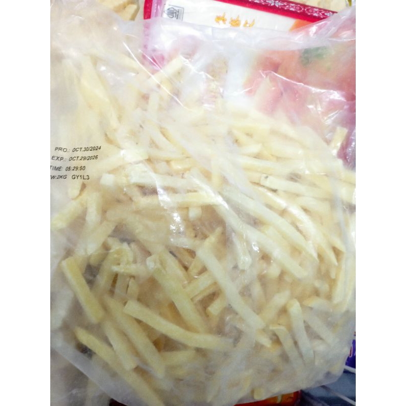

Straight cut french fries 2kg