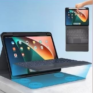 Prelove Second Bekas - Magnetic Keyboard Case For Redmi Pad 10.61 Redmi Pad SE 11 inch 2023/2024 wit