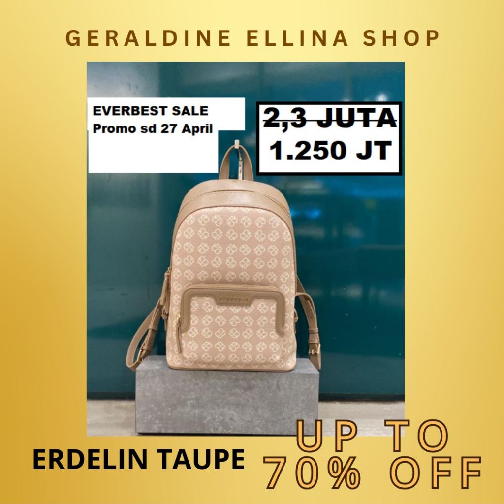 Tas ransel backpack Everbest wanita original sale seri ERDELIN