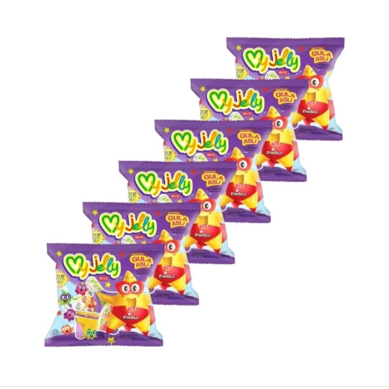 

Wong Coco My Jelly Assorted 5 cup ×14gr (6 bag)