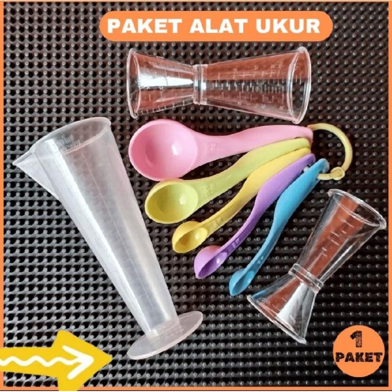 GELAS TAKAR Sendok takar 1 set/1 set Gelas Ukur