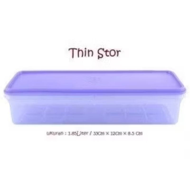 Tupperware Thin Stor 1,85L  Compact Stor 1pc ECER SATUAN Toples plastik tempat sayur wadah cemilan c