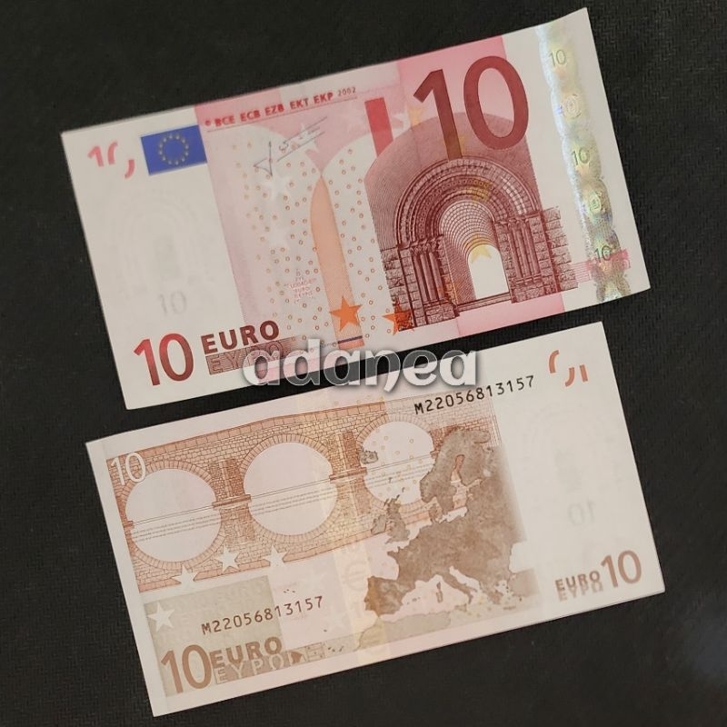Uang Asing Eropa Euro Pecahan 10 Euro Old Series