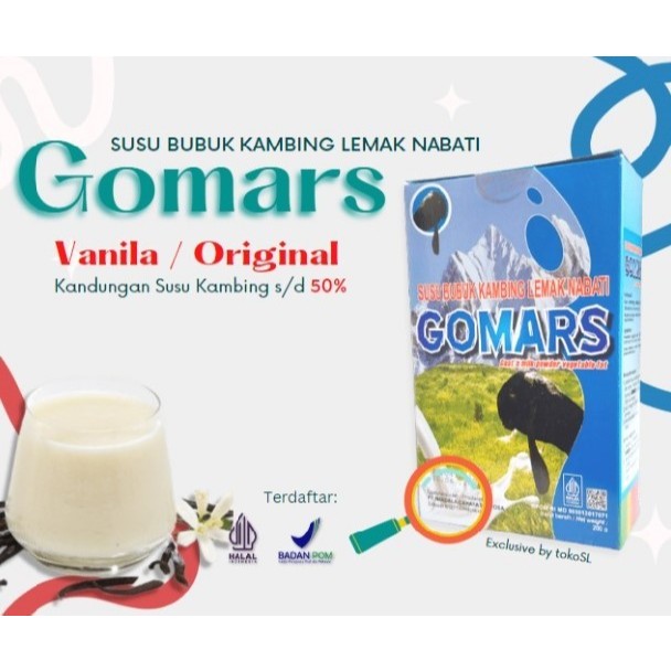 

Susu kambing Etawa Gomars Original Isi 200gr
