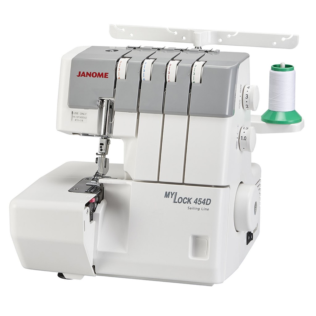 mesin obras janome 454d - mesin obras portable terbaru model janome 454d sailing line