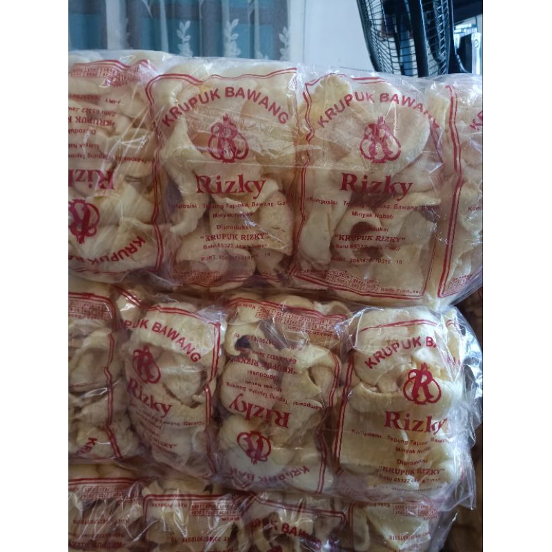 

krupuk bawang rizky isi 20