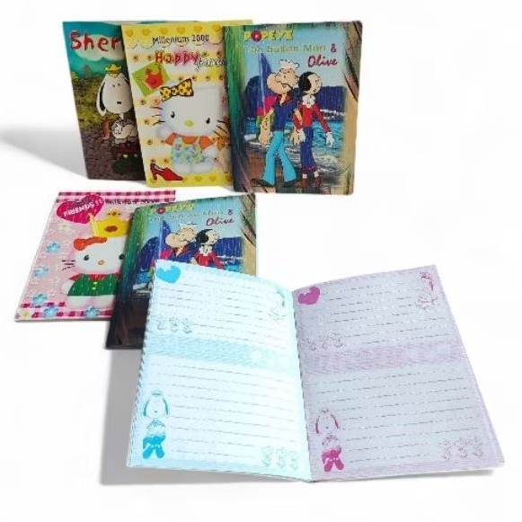 

Buku Tulis kecil karakter/NoteBook /MiniBook Notepad/Buku Tulis Memo Kecil kartun 32 lembar