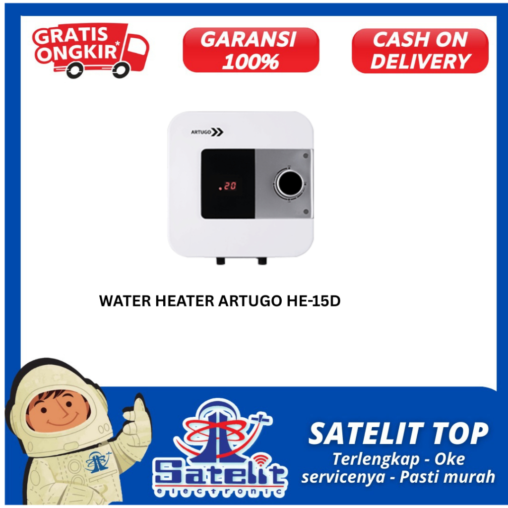 WATER HEATER ARTUGO HE-15D