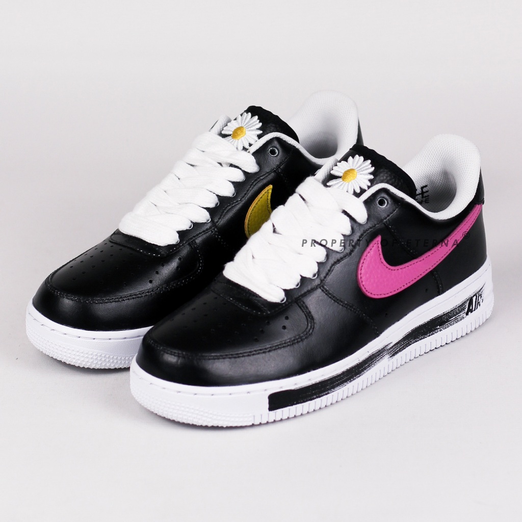 Eterna. - Sepatu Nike Air Force 1 Low Paranoise G Dragon 3.0 Black Sneakers Authentic