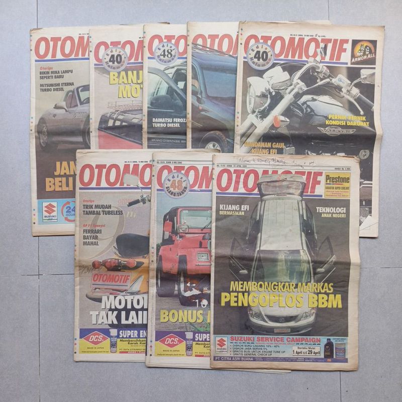 Tabloid OTOMOTIF Jadul. Tahun 2000