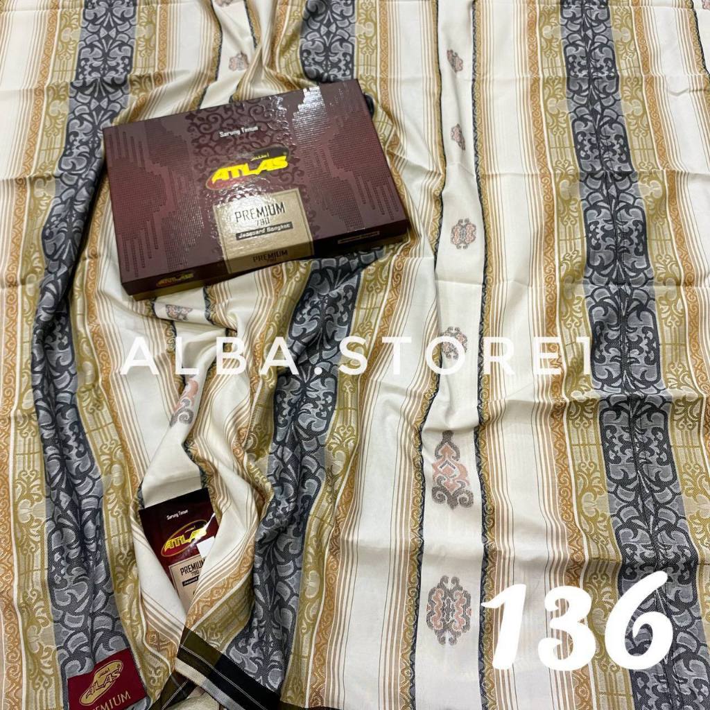 Sarung ATLAS JAQUARD SONGKET PREMIUM 790 by BHS Gold Original Atlas Jaguar Songket 790 Premium/ Saru
