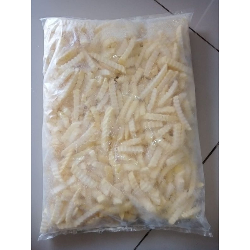 KENTANG CRINKLE 2,5kg Halal Frozen Food