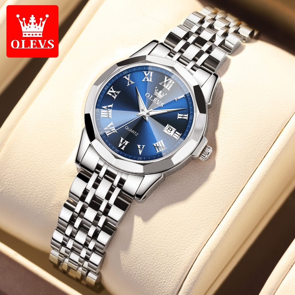 OLEVS Jam Tangan Wanita Terbaru Original Fashion Casual Analog Anti Air Jam Tangan Cewek Elegan Cod