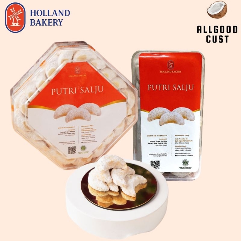 Holland Bakery - Kue Putri Salju Kotak segi 4 , Segi 8