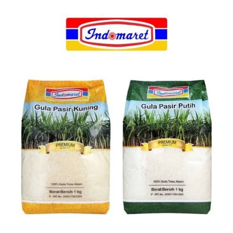 

Gula Pasir Putih Kemasan Hijau Indomaret 1 Kg