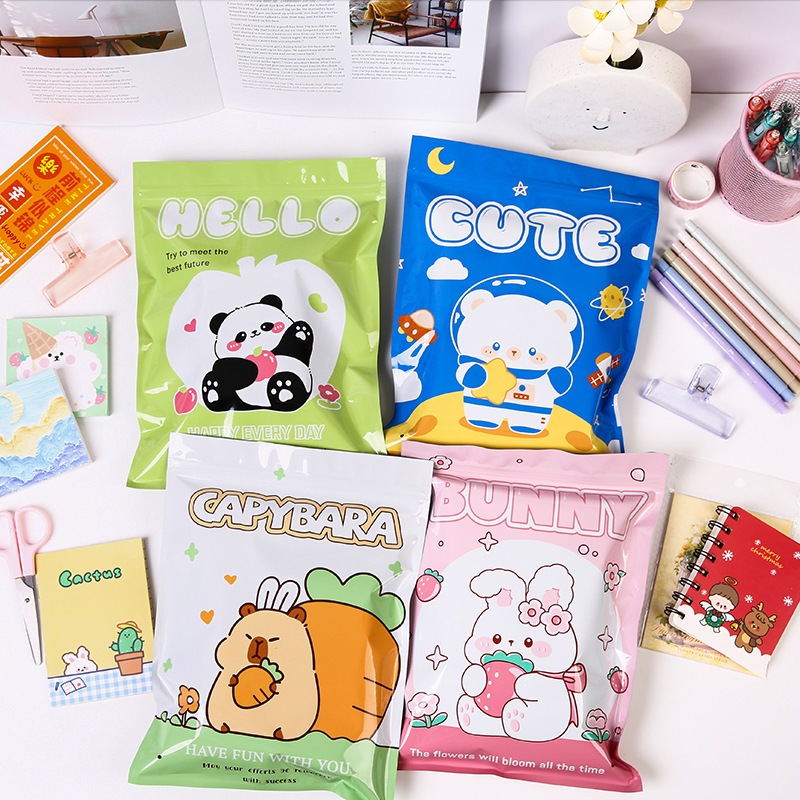 

Kakamoe - Blind bag plastik ziplock motif lucu tempat stationary ultah birthday