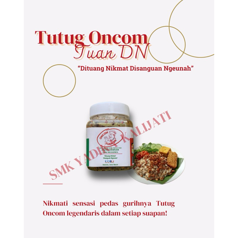 

Tutug Oncom Tuan DN - Sambal Oncom Legendaris