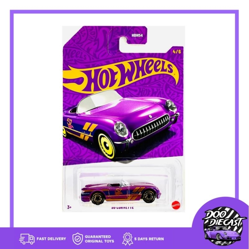Hot Wheels 55 Corvette Anniversary 57th