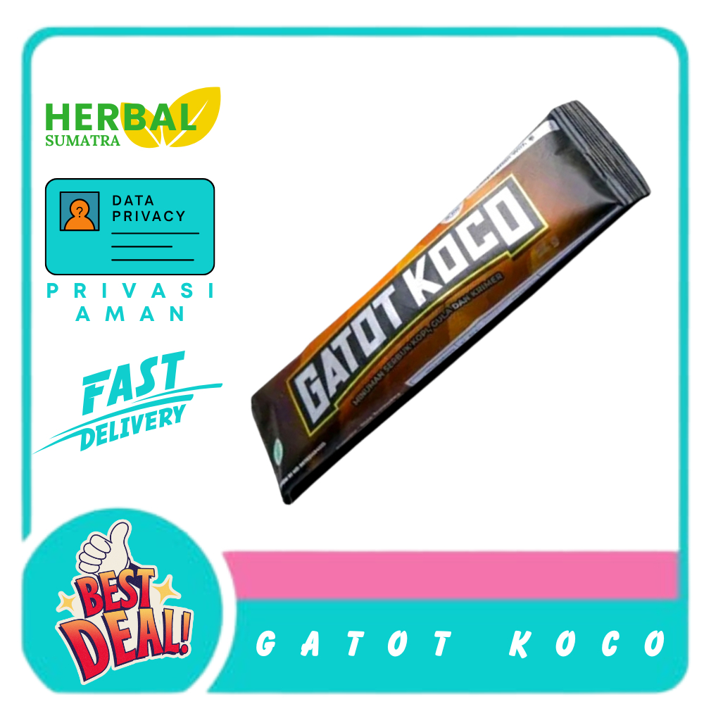 

Kopi Gatot Koco 1 Sachet / Kopi Herbal / Kopi Stamina